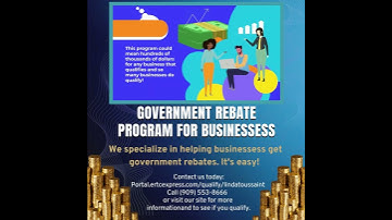Government Rebate Program Video