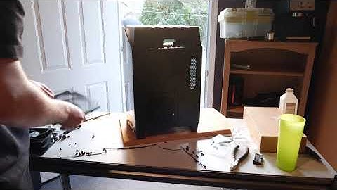 the birth of a Silverstone LD03 custom gaming desktop