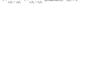 Understand Cramer