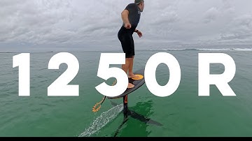 38 minutes on foil - One Wave - Code Foils 1250r