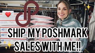 Ship My Sales on Poshmark With Me! See What Sold FAST & For a GREAT Profit!