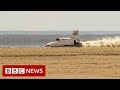 The bloodhound supercar aiming to break the land speed record  bbc news