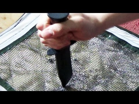 Knives VS Kevlar - Stab test