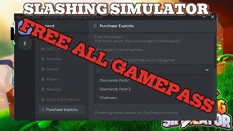 🔥SLASHING SIMULATOR 🔥 Script ( FREE GAMEPASSES - BUY GAME PRODUCTS )