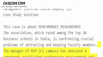 Performance Management at the National Institute of Management (B) Case Study Help