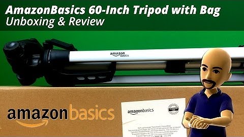 AmazonBasics 60-Inch Lightweight Tripod with Bag (Unboxing & Review)