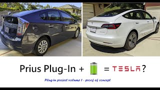 prius plug-in wannabe a tesla, just add battery ?!