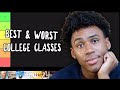 ranking the best & worst college classes (in my opinion)