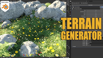 Blender Procedural Terrain Generator Tool