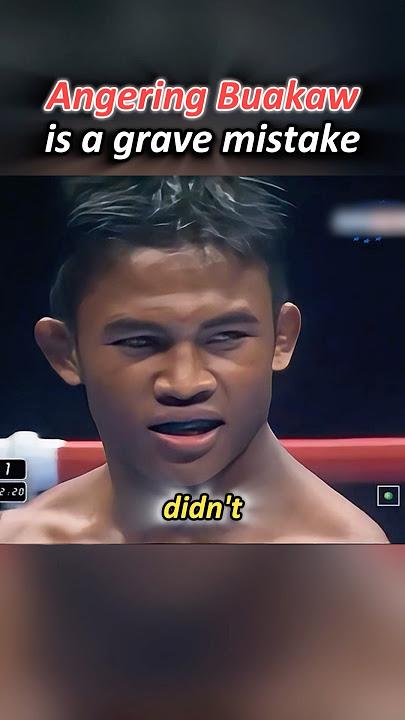 Intentional foul is a mistake, and fouling Buakaw is a serious mistake#boxing