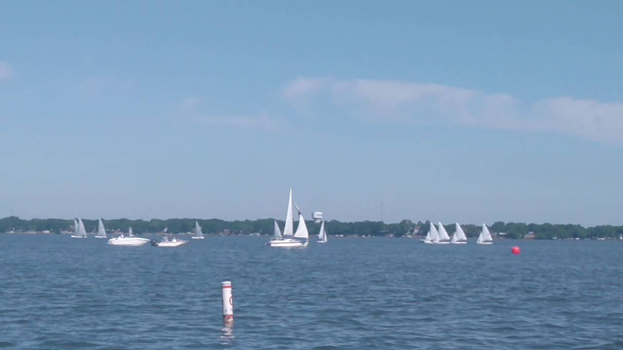 Sailing on clear lake, Iowa YouTube