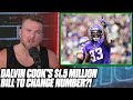 Pat McAfee Reacts To Dalvin Cook's $1.5 MILLION Bill To Change Jersey Number