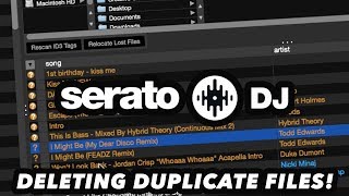Serato DJ Tips & Tricks – How To Delete Duplicate Files!