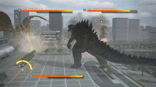 GODZILLA PS4 : Godzilla 2014 vs King Ghidorah vs Godzilla