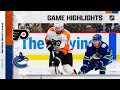 Flyers @ Canucks 10/28/21 | NHL Highlights