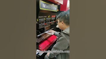 Hogi pure electric CNC bending machine . #cnc #engineering #tools #electric   #mini #minipressbrake