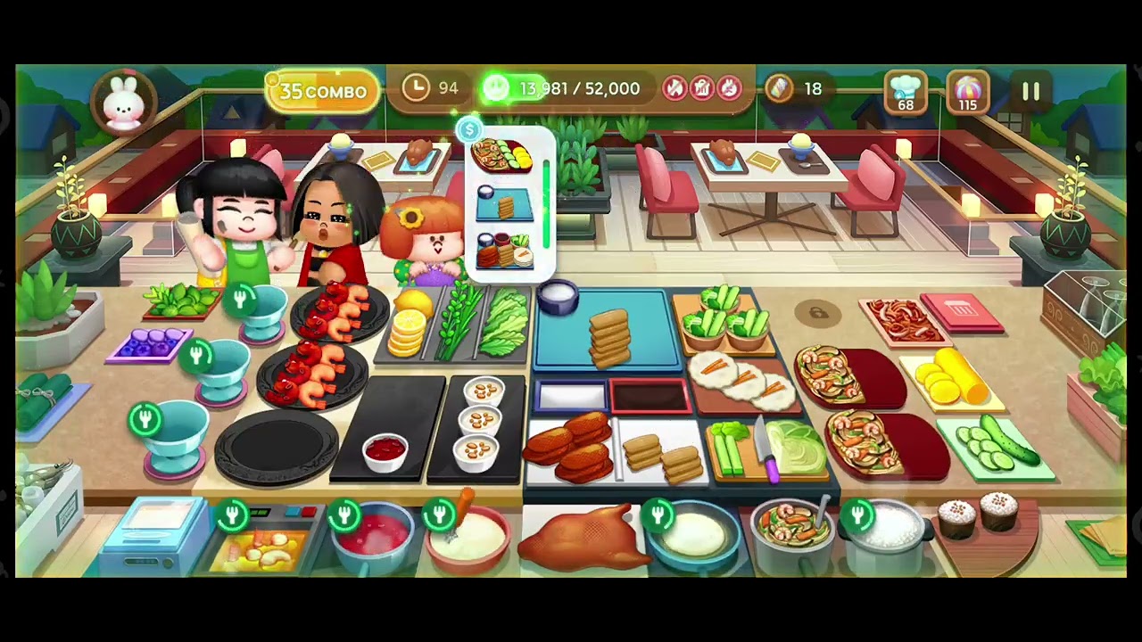 北京烤鴨 LINE CHIF 熊大上菜