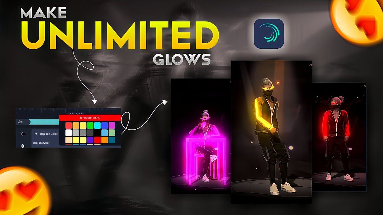 MAKE THIS UNLIMITED GLOW IN ALIGHT MOTION 😍 || ‎@OFFICIAL___ACCOUNT65 
