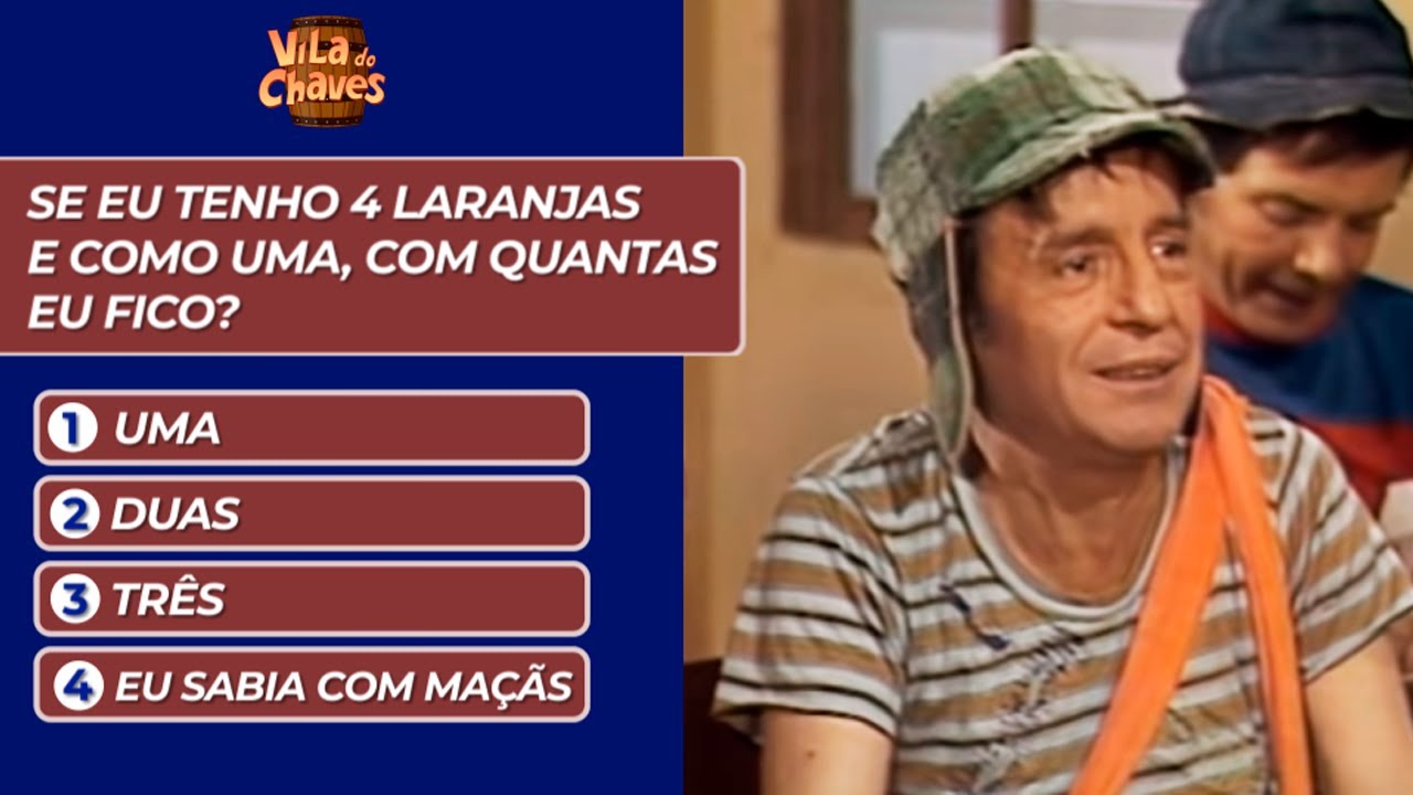 QUIZ do CHAVES #01 ✅ | VOCÊ SABE TUDO sobre O SERIADO?!