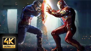 Iron Man Vs Captain America And Bucky Captain America Civil War 4K Part 2