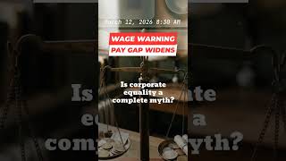 WAGE WARNINGPAY GAP WIDENS