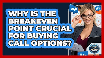 Why Is The Breakeven Point Crucial For Buying Call Options? - Stock and Options Playbook