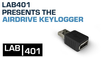 AirDrive Keylogger  - LAB 401  Product presentation