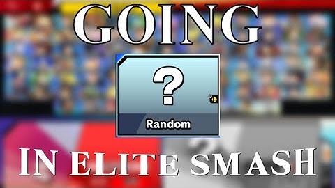 Going Random in Elite Smash