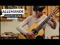 Judith Bunk plays Allemande from Suite in E minor BuxWV 236 by D. Buxtehude on a Stephan Connor