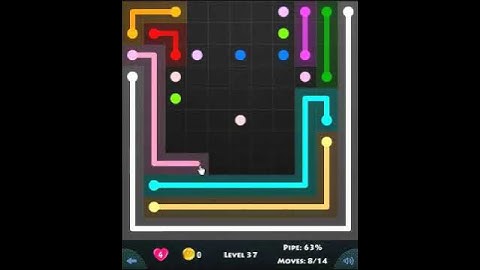 flow game facebook - jumbo pack level 37 Connect the dots