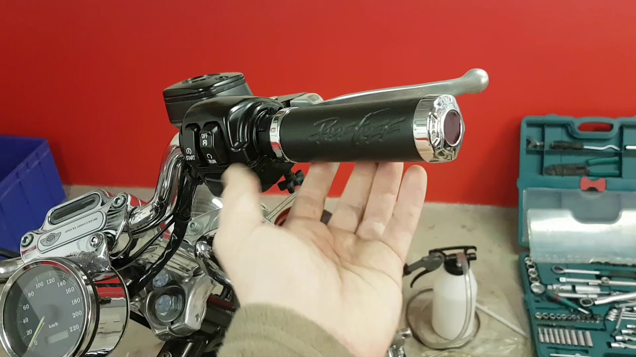 Установка и регулировка тросиков газа на Harley-Davidson Sportster ...