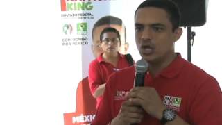 Primer dia de campaña de Raymundo King de la Rosa