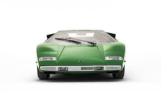 Lamborghini Countach (1971) Exterior Interior