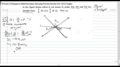 Primary 6 Singapore Mathematics : Angles & Geometry