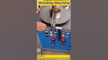 Casted nanocrystalline ribbon winding machine