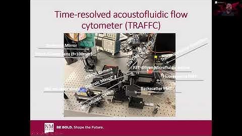 Developing a time-resolved acoustofluidic flow cytometer for FRET and NIR FPs