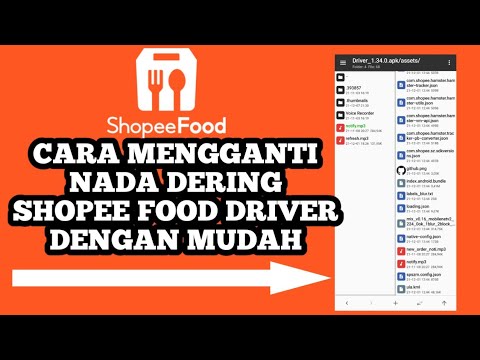 HOW TO CHANGE THE SHOPEE FOOD DRIVER RINGTONE EASILY