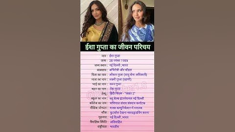 Esha Gupta biography #youtubeshorts