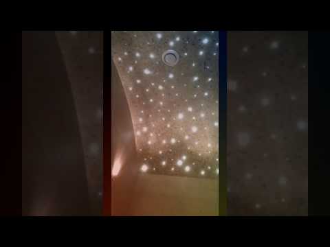 Звездное небо для хамама с кристаллами. 11 точек. (мерцание, калейдоскоп)., видео 2