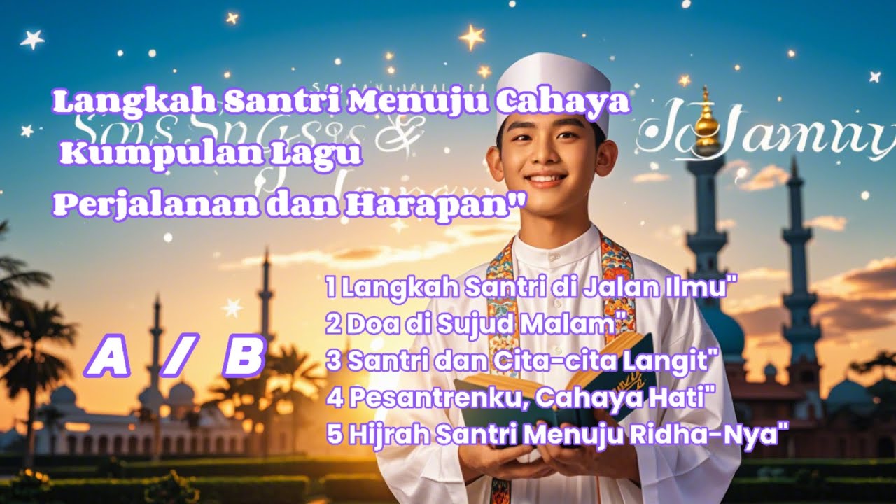 Langkah Santri Menuju Cahaya: Kumpulan Lagu Perjalanan dan Harapan ...