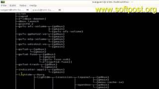 How to display process tree in Bash