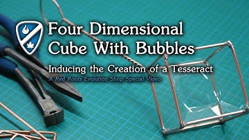 Four Dimensional Cube With Bubbles