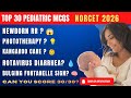 Top 30 Pediatric Nursing MCQs for NORCET 2026Newborn Care, Phototherapy,Kangaroo Care #brainshotmcqs