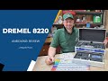 Dremel 8220 Platinum edition box 12v Li-ion cordless multi tool attachment & accessories kit review