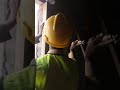 Naya dor hole plaster work for construction