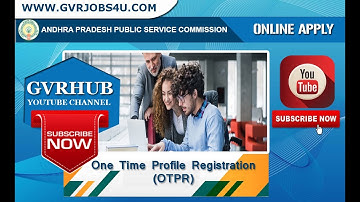 APPSC OTPR Registration Process || How to apply New OTPR Registration || How to change the Password