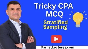 Introduction to Stratified Sampling  AUD CPA Exam Question