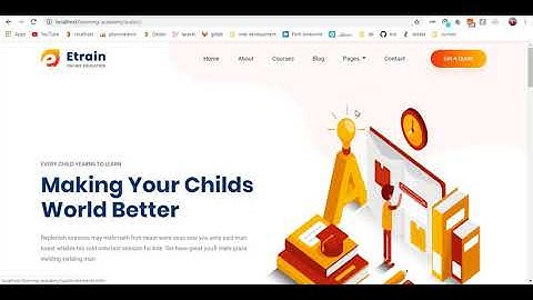9- navbar links using route names and service providers