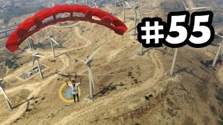 Grand Theft Auto 5 Part 55 Walkthrough Gameplay - Racing & Skydiving - GTA V Lets Play