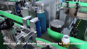 China Guangzhou Automatic cosmetic Daily round bottle jar container sticker labeling machine labeler